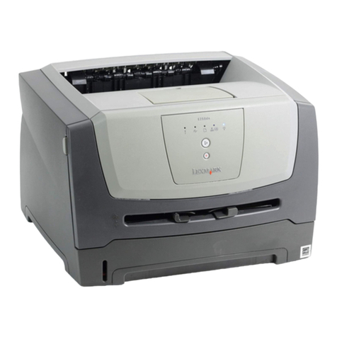 Lexmark 250d - E B/W Laser Printer Manuel utilisateur