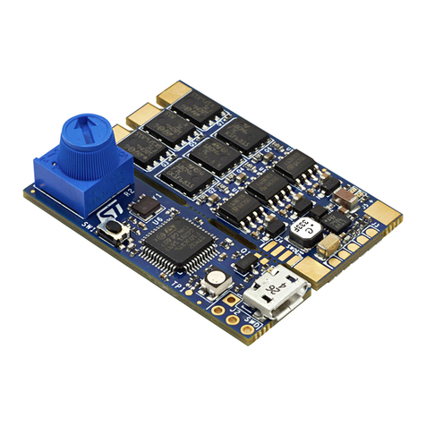 STMicroelectronics B-G431B-ESC1 Manuel utilisateur STMicroelectronics B-G431B-ESC1 Manuel utilisateur