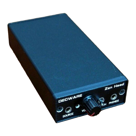 Decware The ZEN HEAD Manuel utilisateur