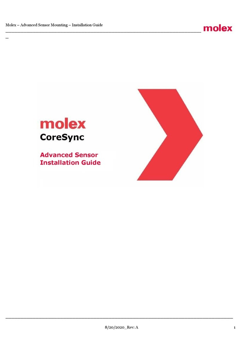 molex Advanced Sensor Manuel utilisateur