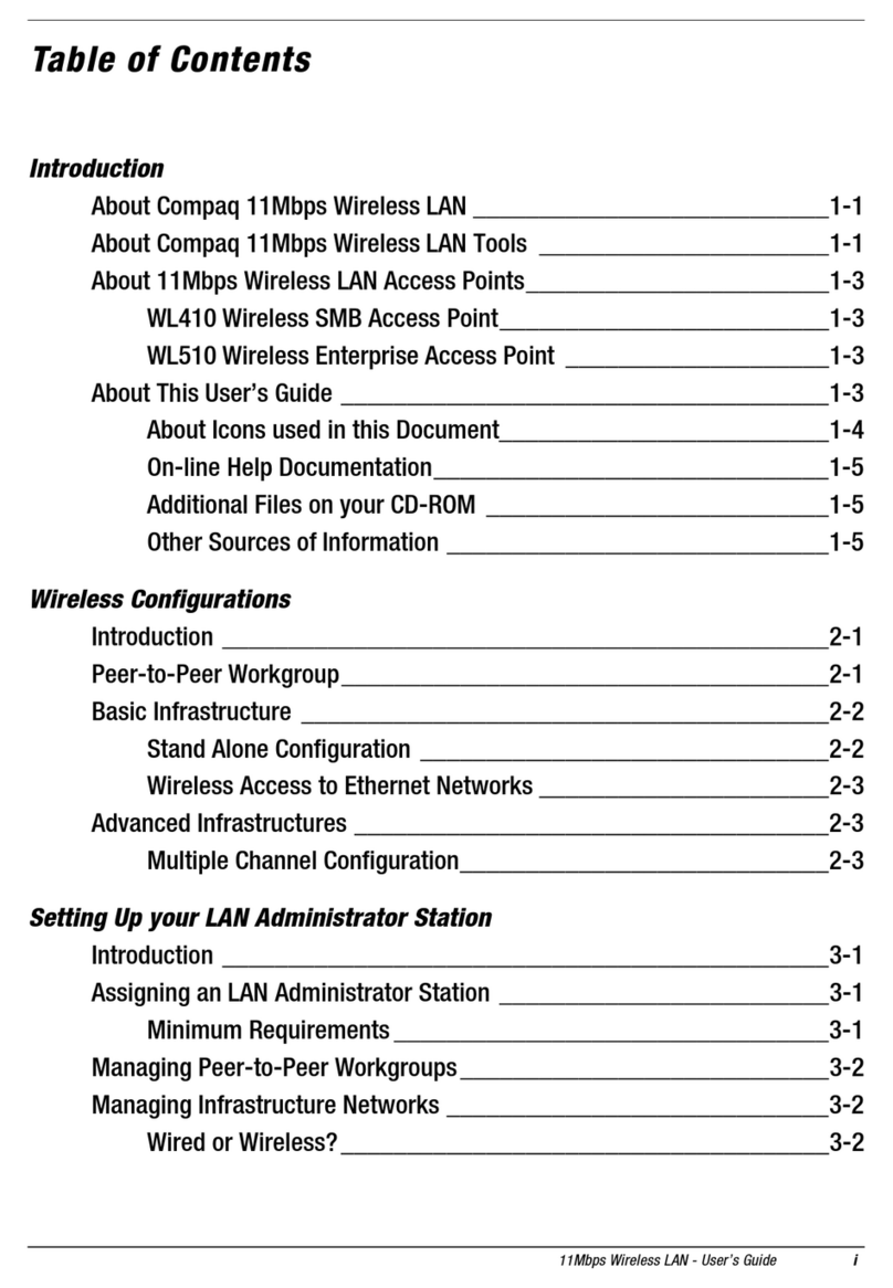 Compaq WL110 Manuel utilisateur Compaq WL110 Manuel utilisateur