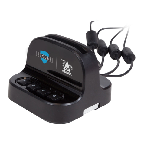 ADDER Secure AS-4CR Manuel utilisateur