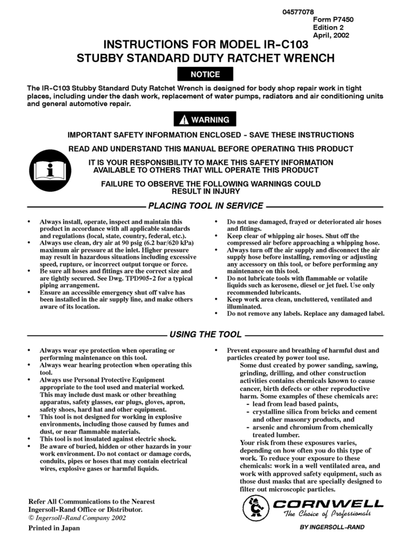 Cornwell Tools IR-C103 Manuel utilisateur