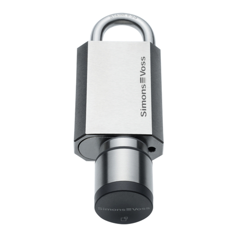 Simons Voss Technologies Padlock Manuel utilisateur