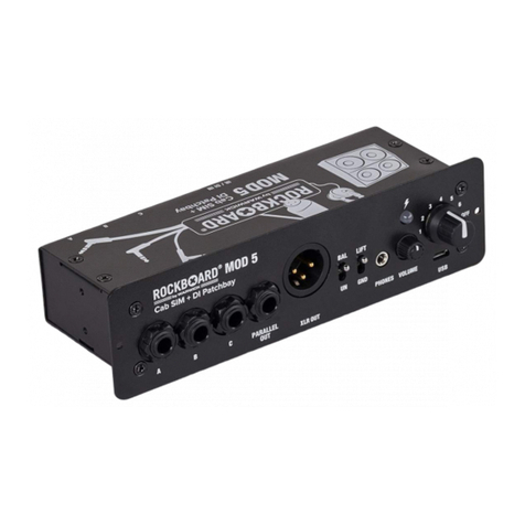 Rockboard MOD 5 Manuel utilisateur