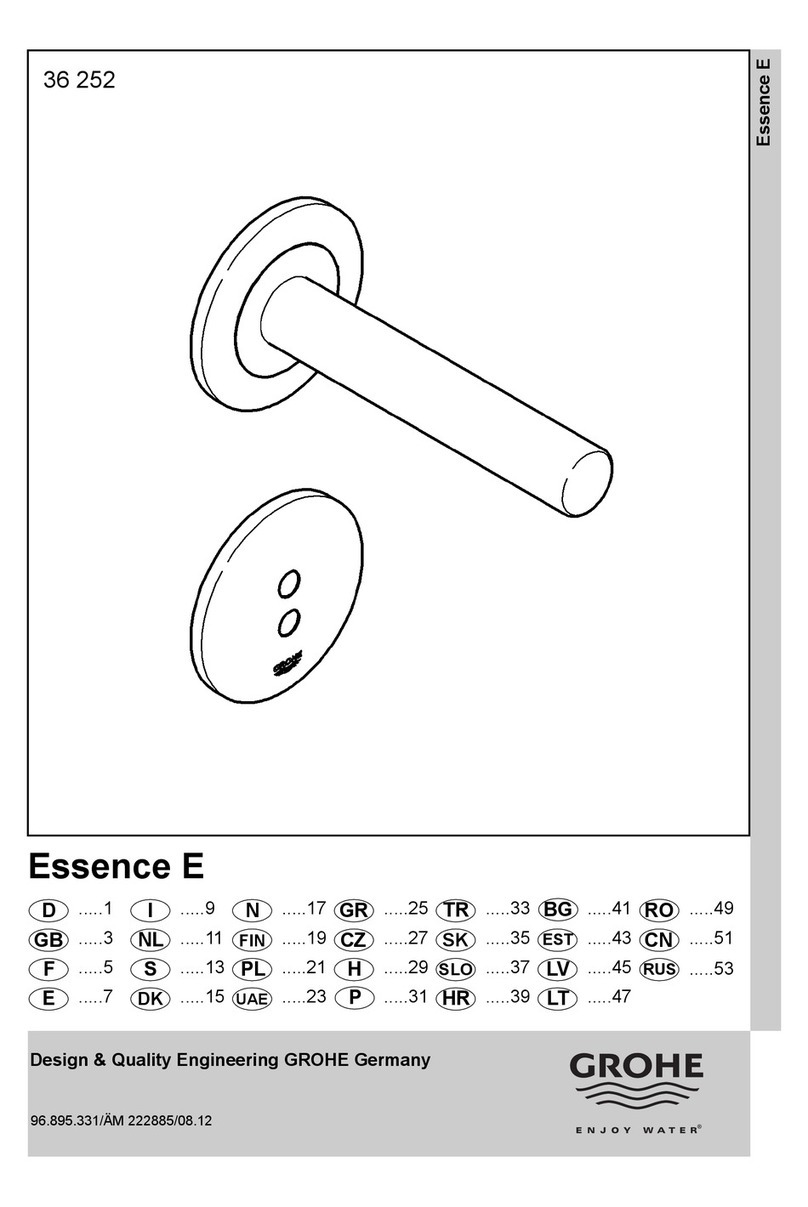 Grohe Essence E 36 252 Manuel utilisateur Grohe Essence E 36 252 Manuel utilisateur