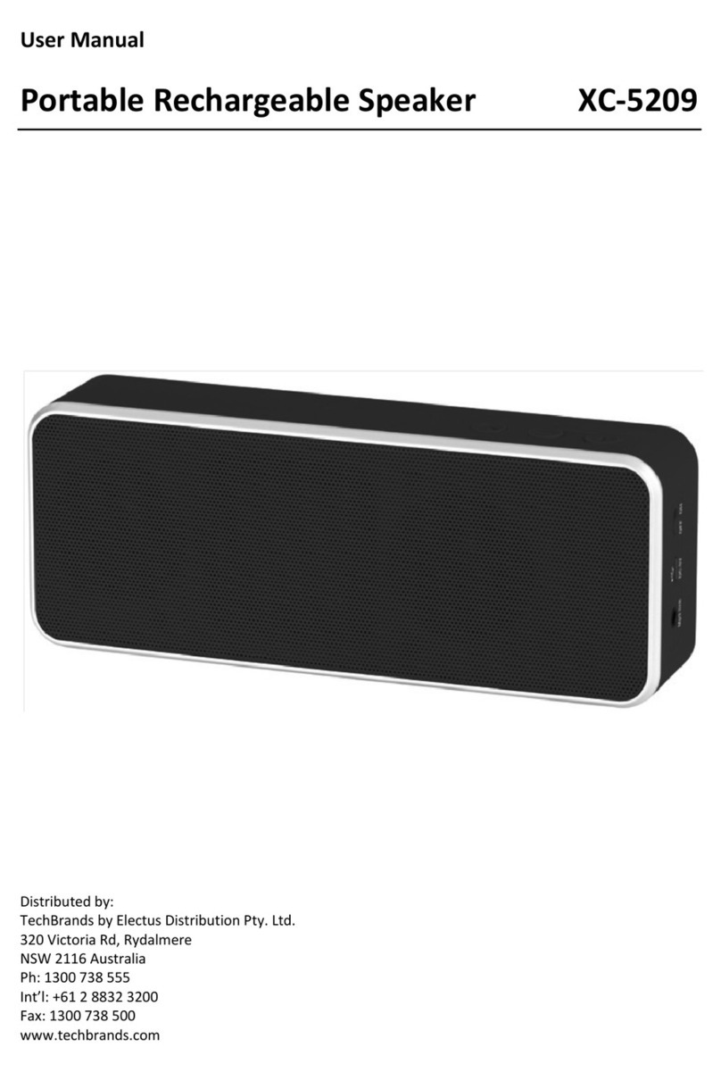 TechBrands XC-5209 Manuel utilisateur TechBrands XC-5209 Manuel utilisateur