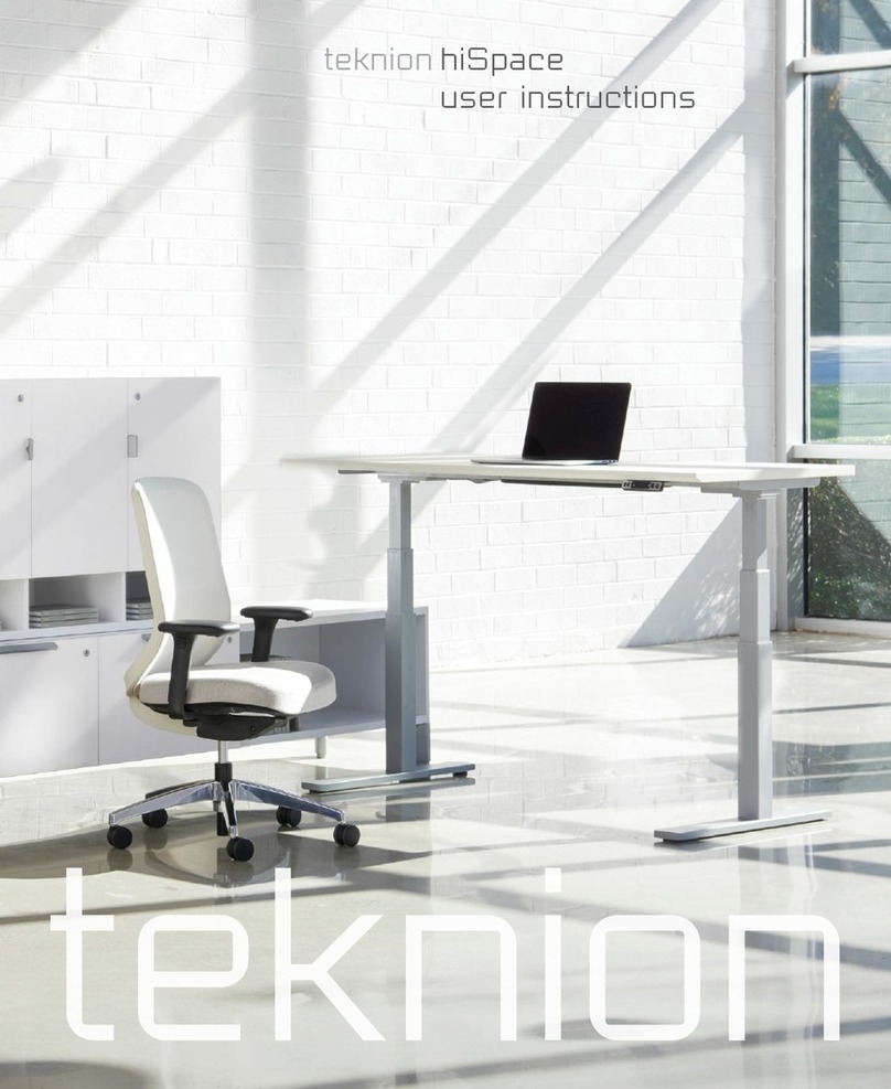 Teknion hiSpace Manuel utilisateur
