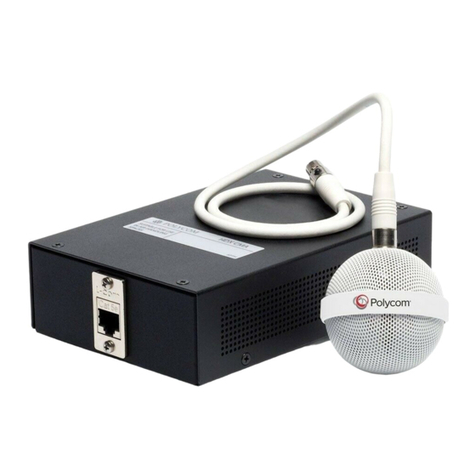 Polycom HDX Ceiling Microphone Array Series Instructions d'utilisation
