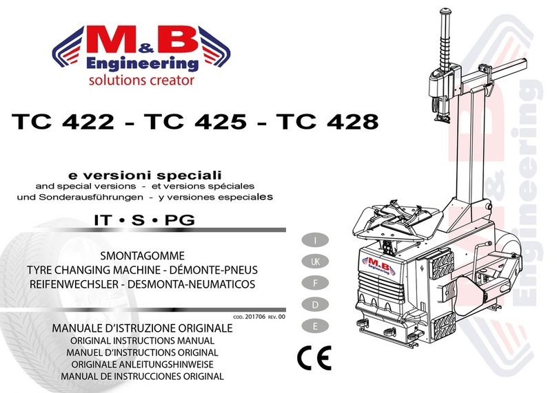 M&B Engineering TC 422 Guide de l'utilisateur