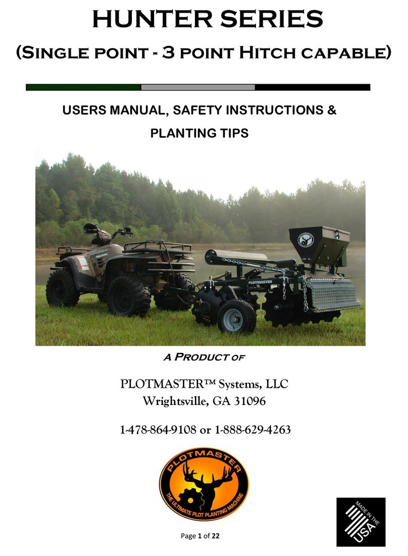 Plotmaster HUNTER Series Manuel utilisateur