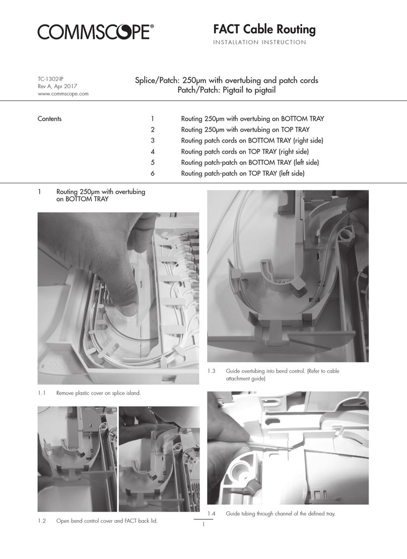 CommScope FACT Manuel utilisateur