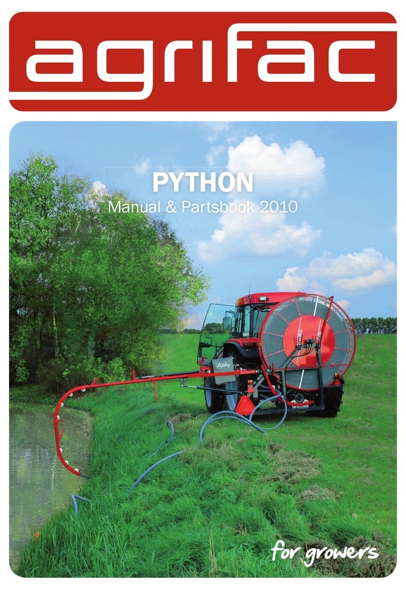 agrifac PYTHON Manuel utilisateur