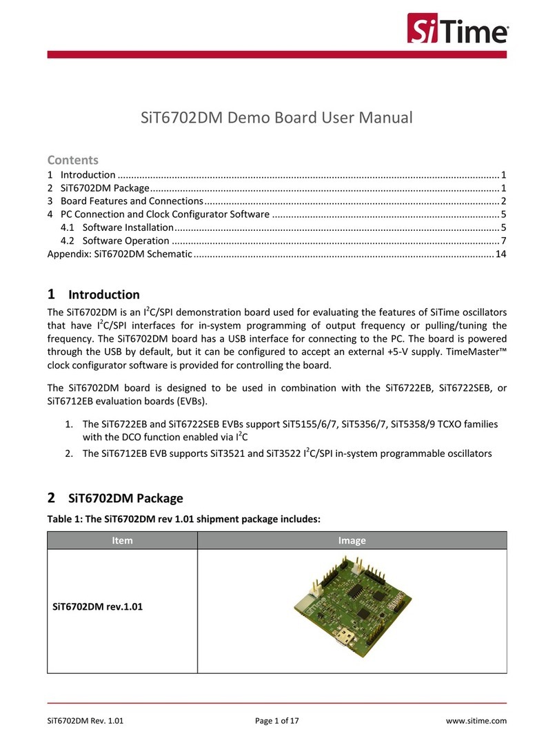 SiTime SiT6702DM Manuel utilisateur