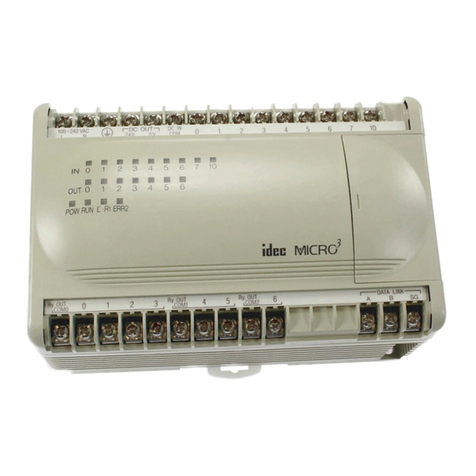 IDEC MICRO3 Manuel utilisateur