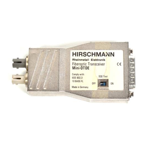 Hirschmann Mini-OTDE Manuel