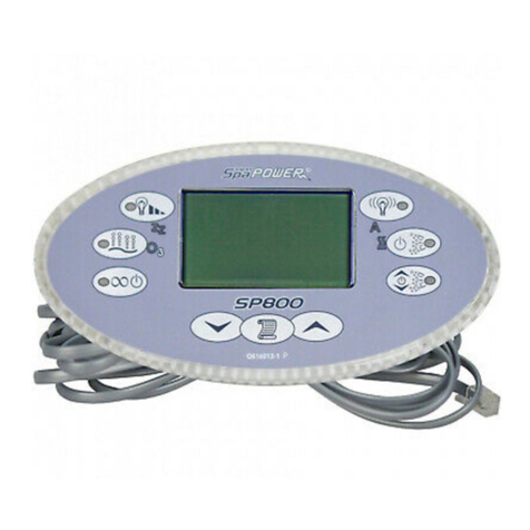 BWT PLATINE DE SPA SP800 Manuel utilisateur