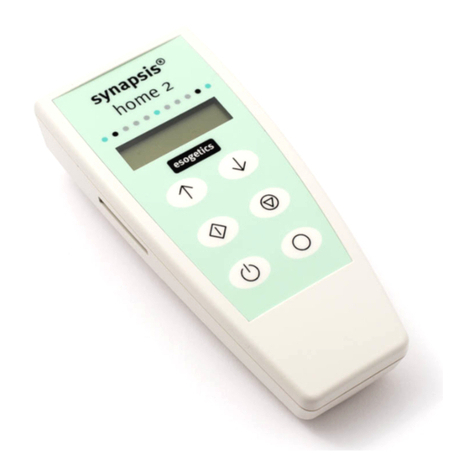 Esogetics synapsis home 2 Manuel utilisateur