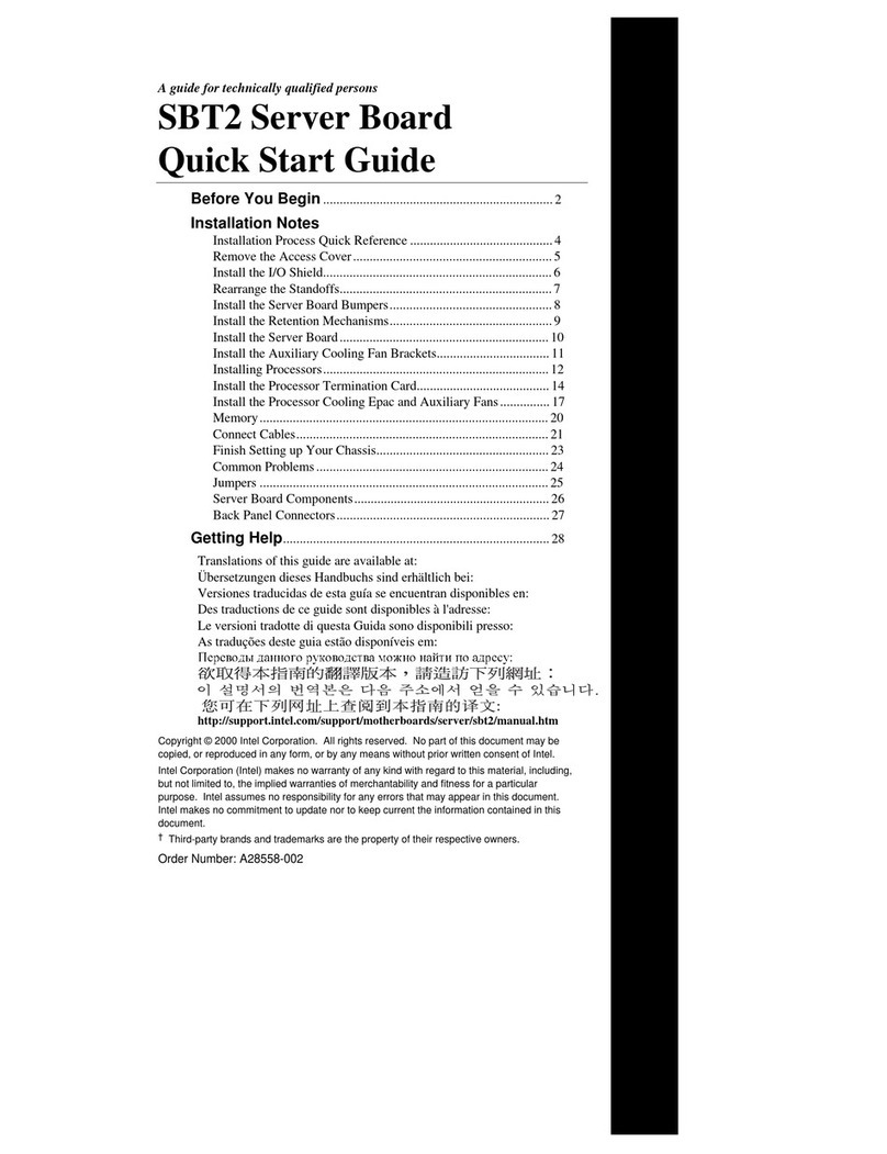 Intel SBT2 Manuel utilisateur