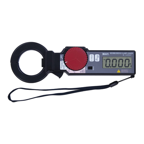 MULTI MEASURING INSTRUMENTS M-140HC Manuel utilisateur MULTI MEASURING INSTRUMENTS M-140HC Manuel utilisateur