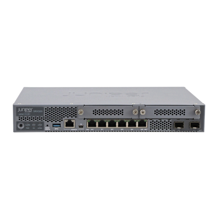 Juniper SRX320 Manuel