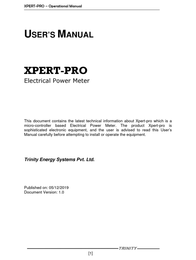 Trinity XPERT-PRO Manuel utilisateur
