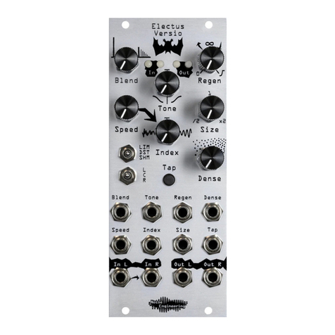 Noise Engineering Electus Versio Manuel utilisateur Noise Engineering Electus Versio Manuel utilisateur