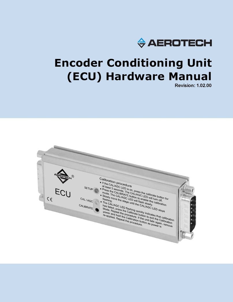 Aerotech Encoder Conditioning Unit Manuel utilisateur