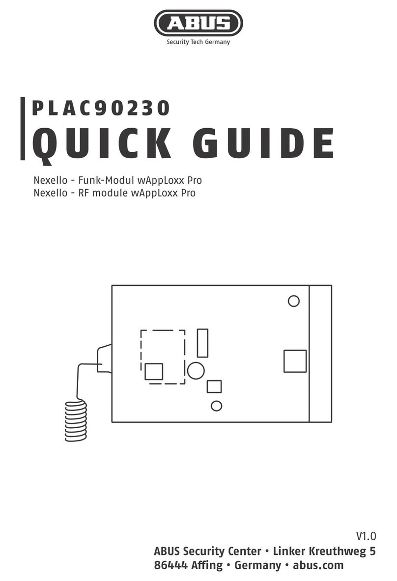 Abus PLAC90230 Manuel utilisateur