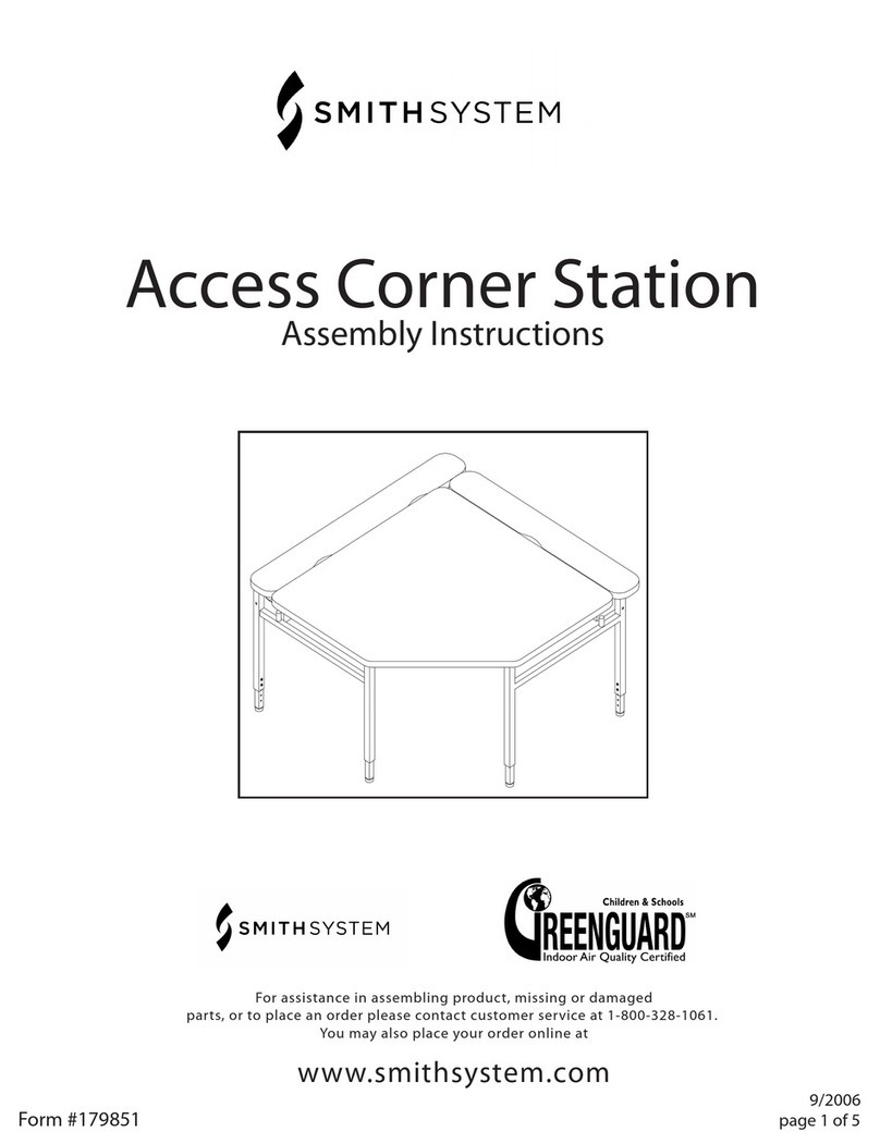 SMITH SYSTEM Access Corner Station Manuel utilisateur