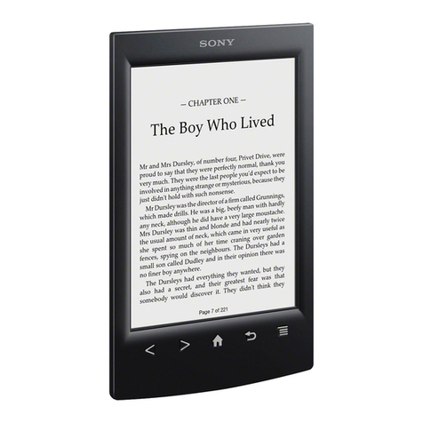 Sony Reader PRS-T2 Manuel utilisateur