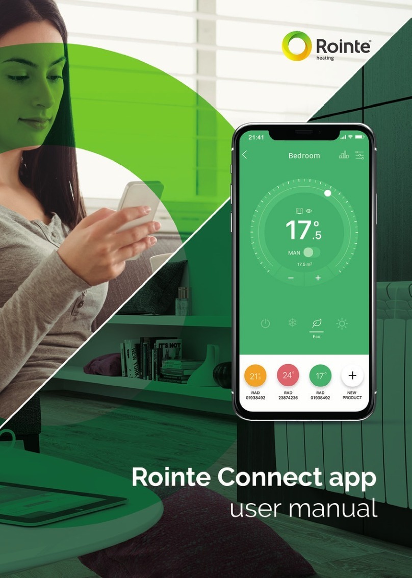 Rointe Connect Manuel utilisateur