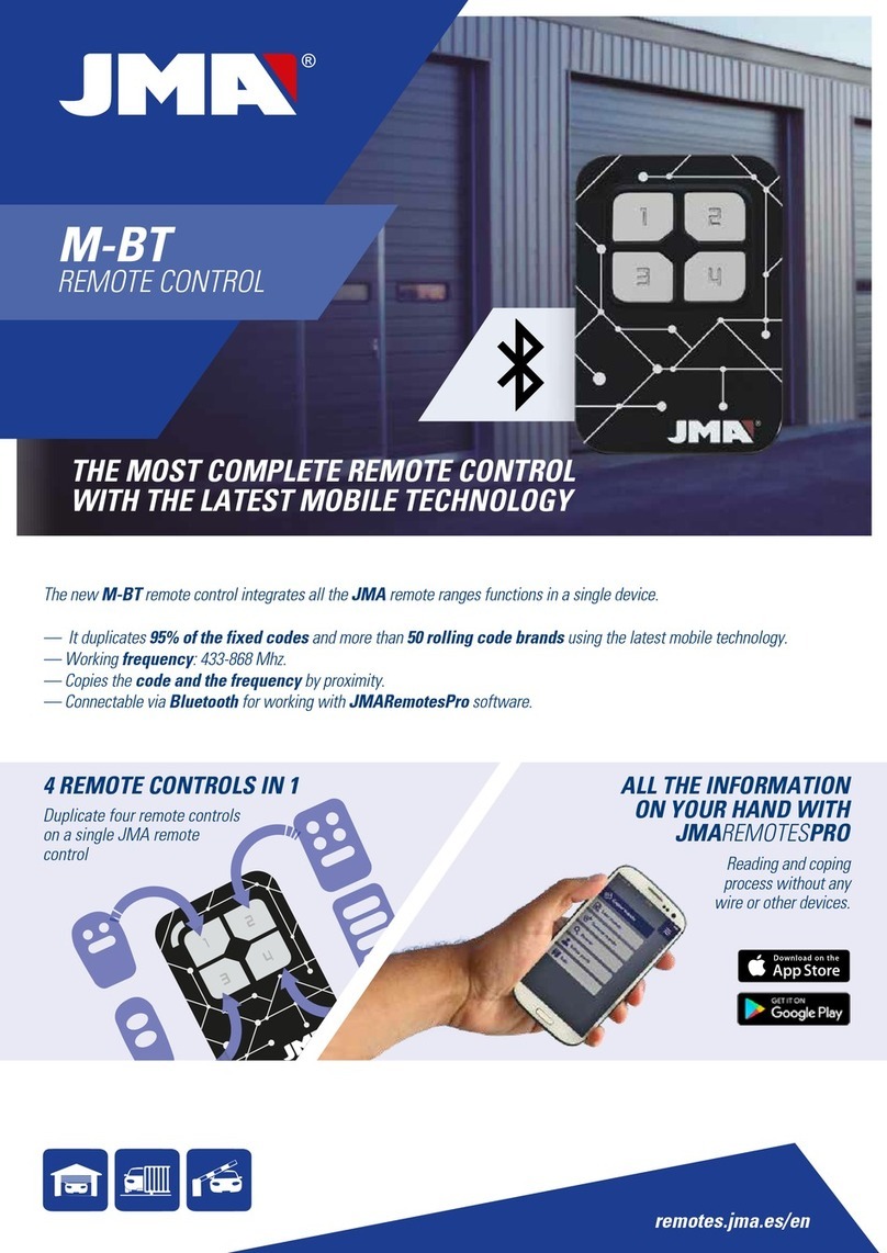 JMA M-BT Guide de référence