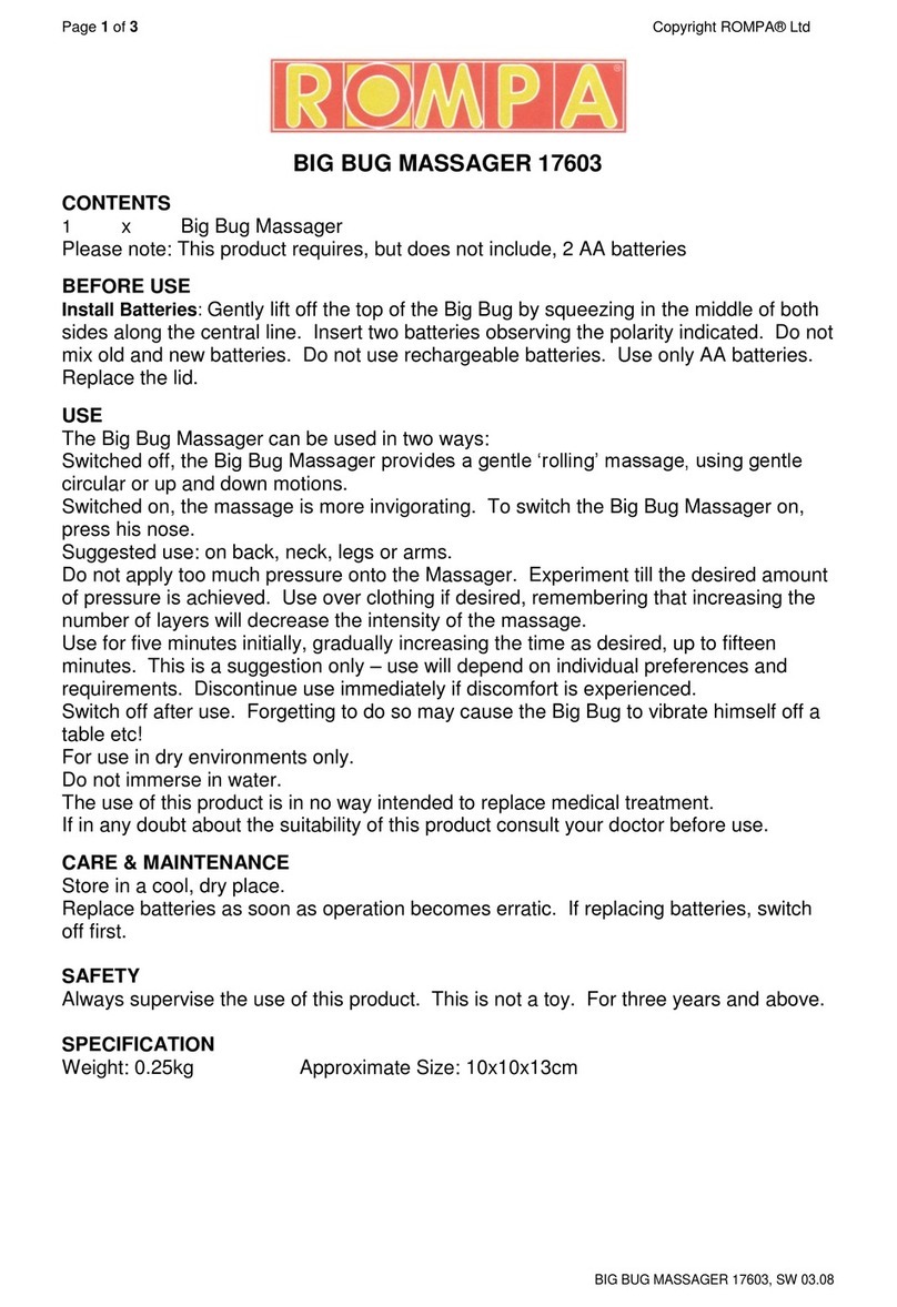 Rompa Big Bug Manuel utilisateur