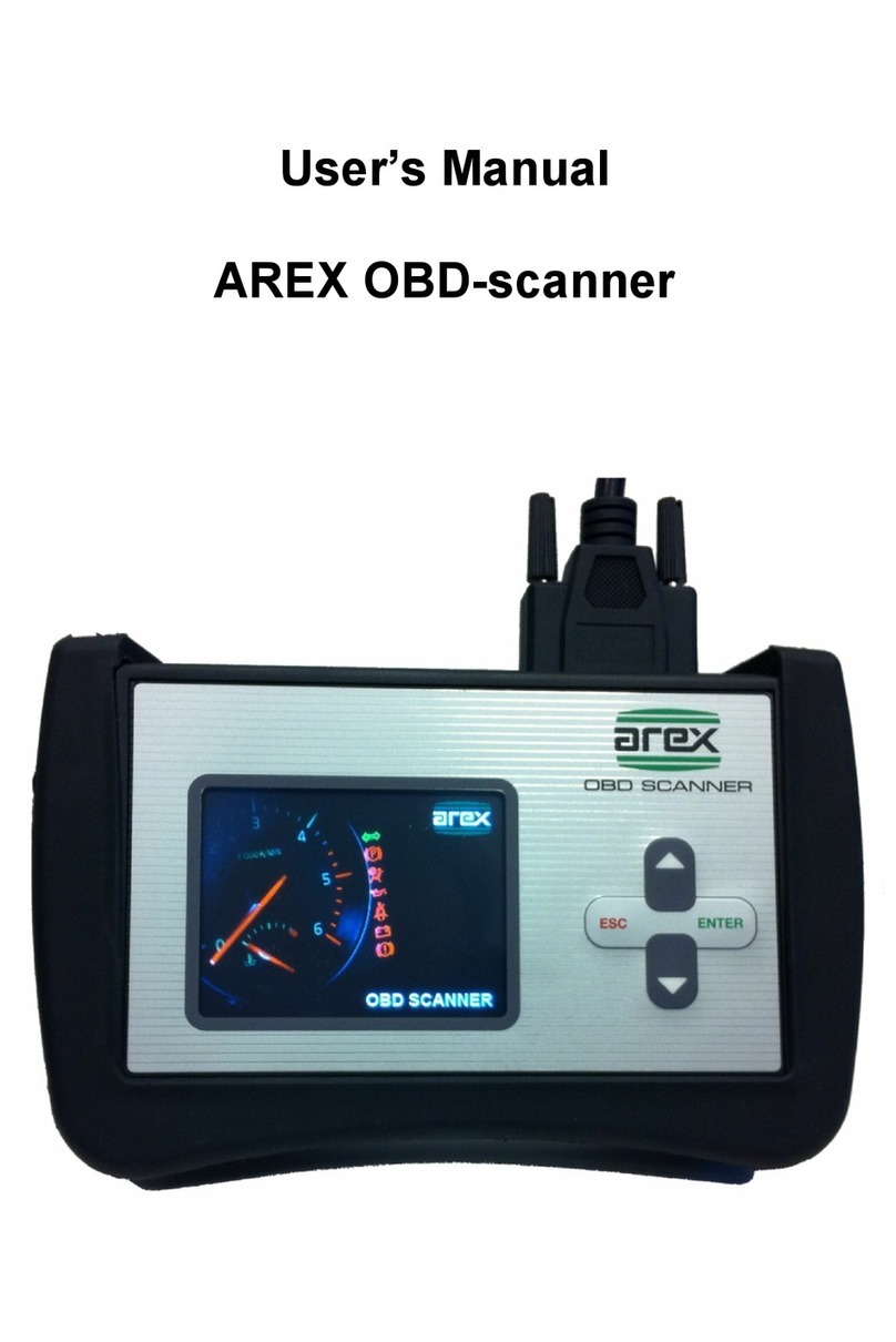 AREX OBD Manuel utilisateur