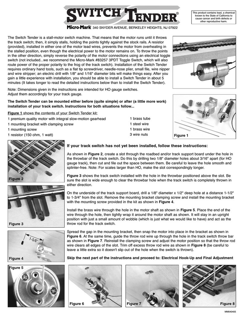 Micromark Switch Tender 83201 Manuel utilisateur