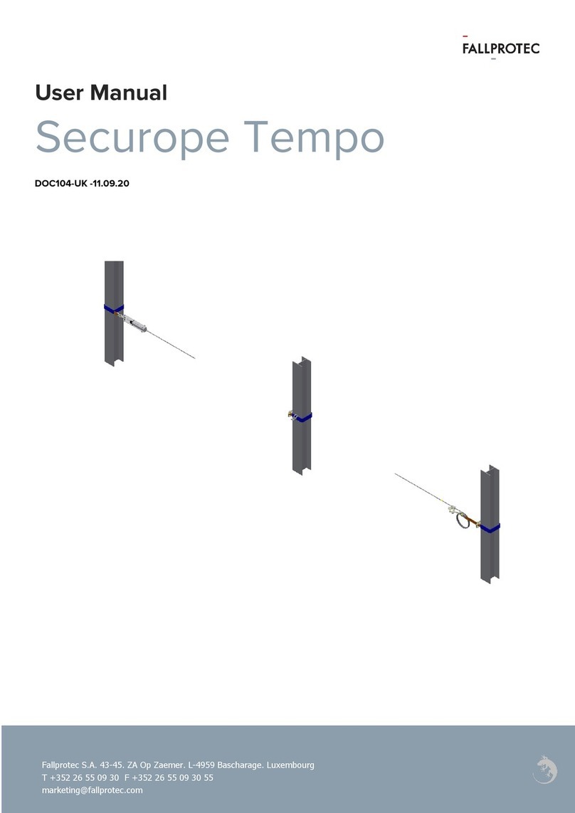 fallprotec Securope Tempo Manuel utilisateur