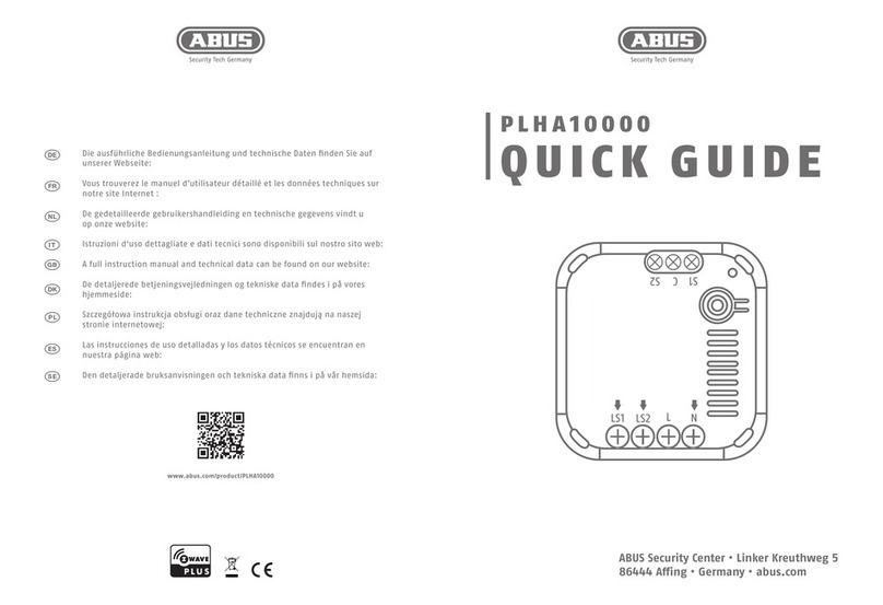 Abus PLHA10000 Manuel utilisateur