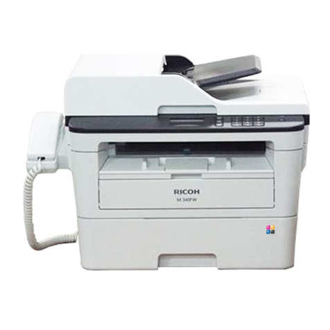 Ricoh M 340 Manuel utilisateur