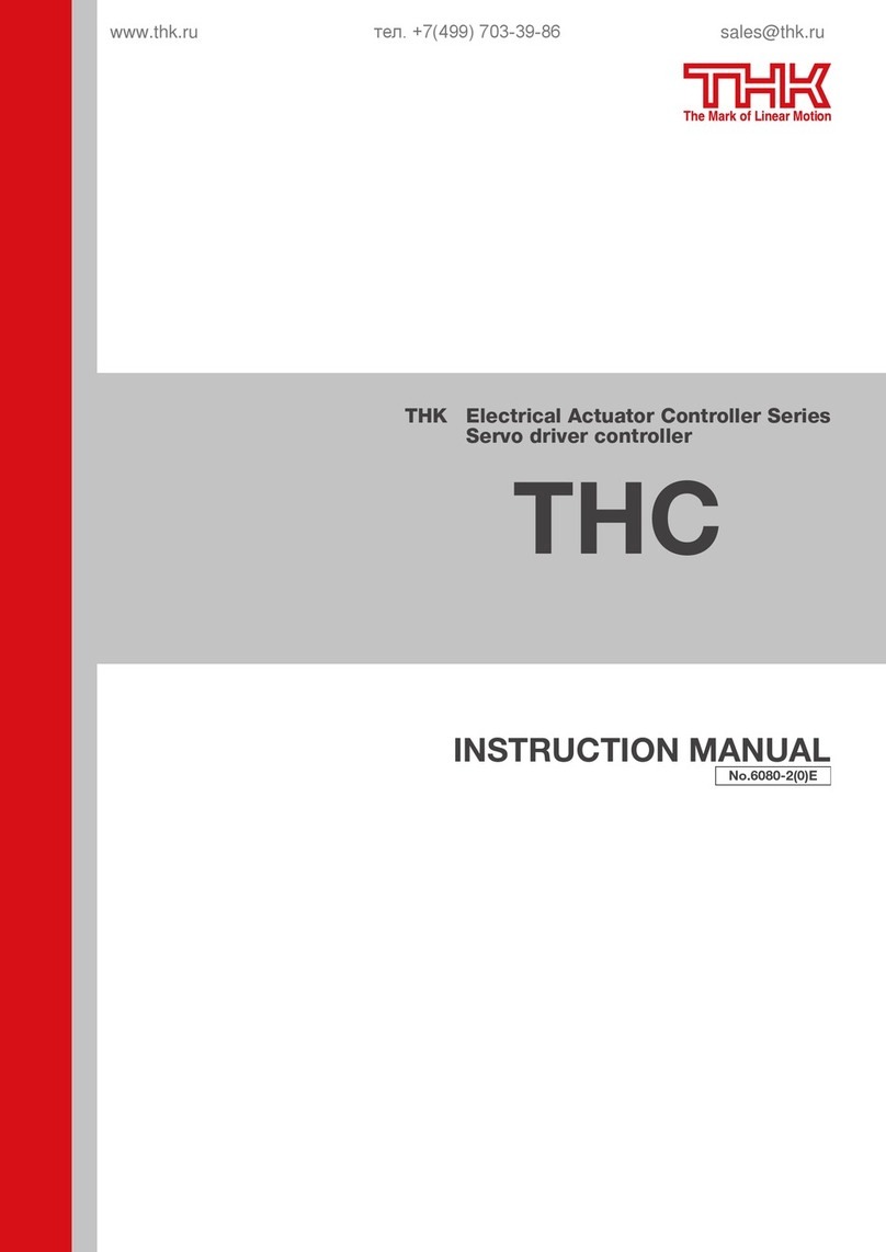 THK THC Manuel utilisateur THK THC Manuel utilisateur