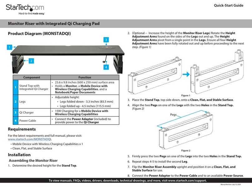 StarTech.com MONSTADQI Manuel utilisateur