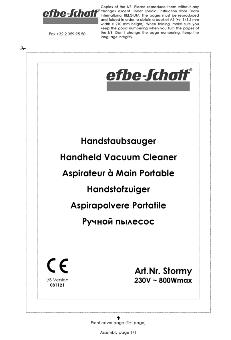 EFBE-SCHOTT Stormy Manuel utilisateur