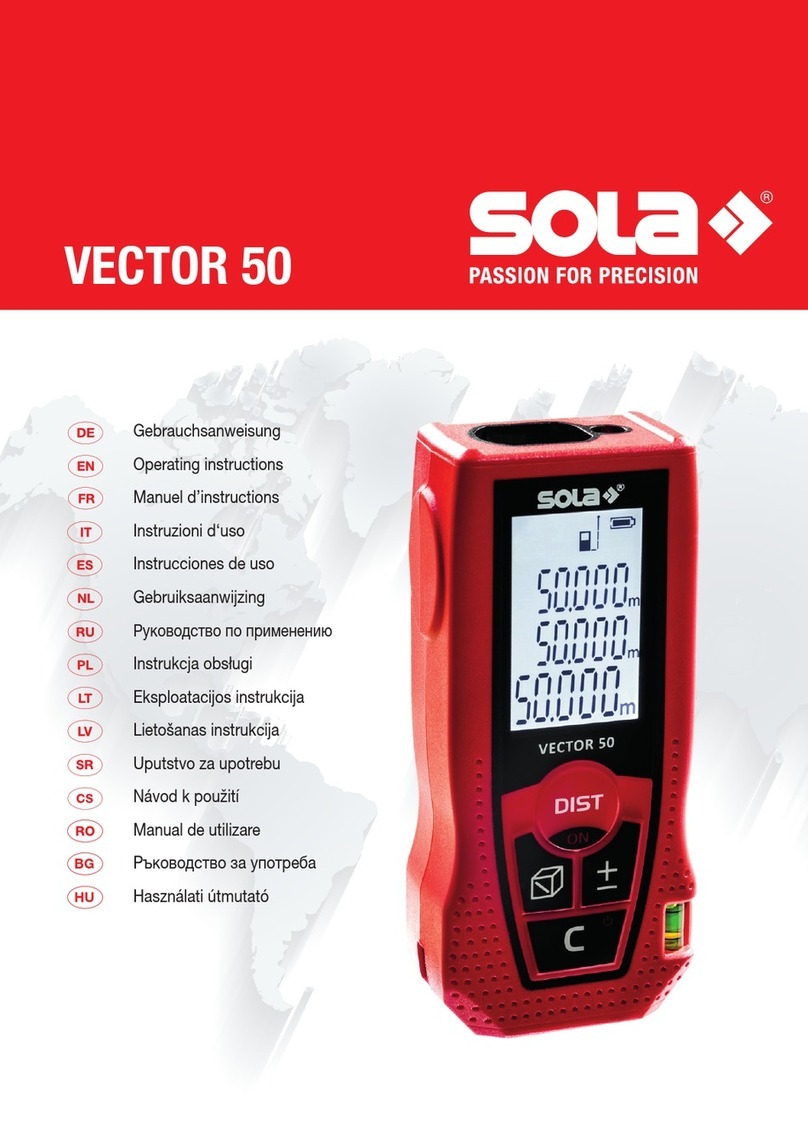 Sola Vector 50 Manuel utilisateur