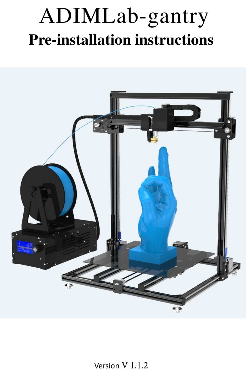 ADIMLab Gantry Manuel utilisateur