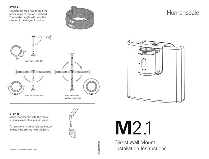 Humanscale M2.1 Manuel utilisateur