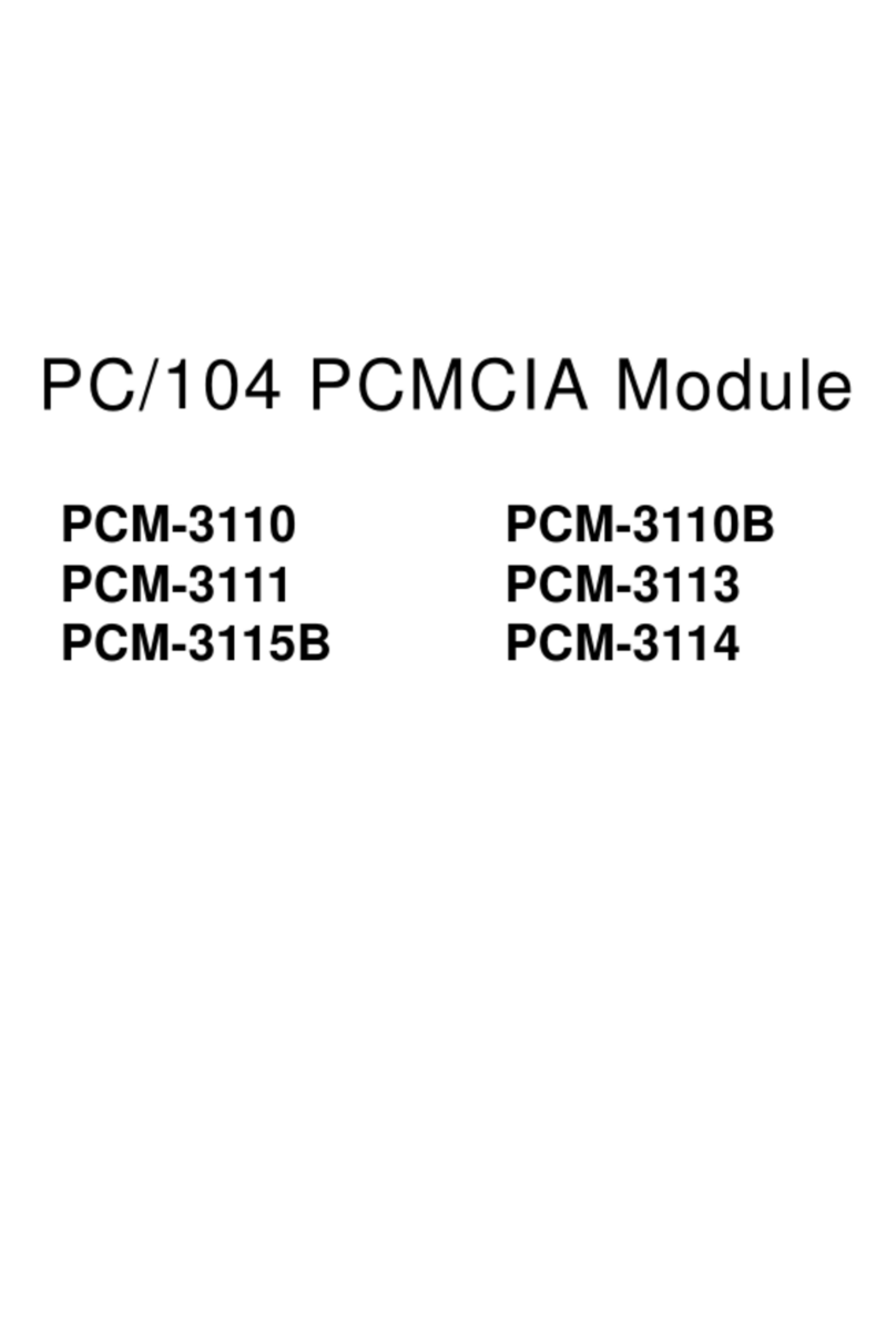 Advantech PCM-3110 Manuel utilisateur