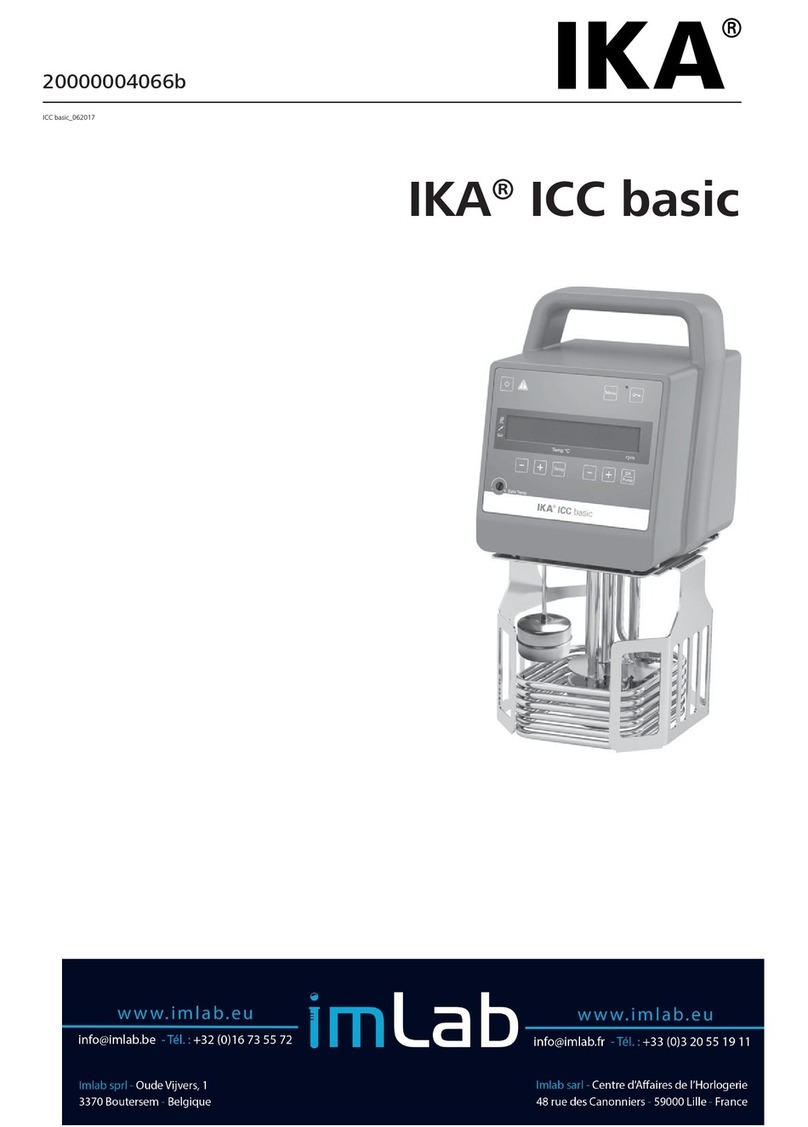 IKA ICC control Manuel utilisateur