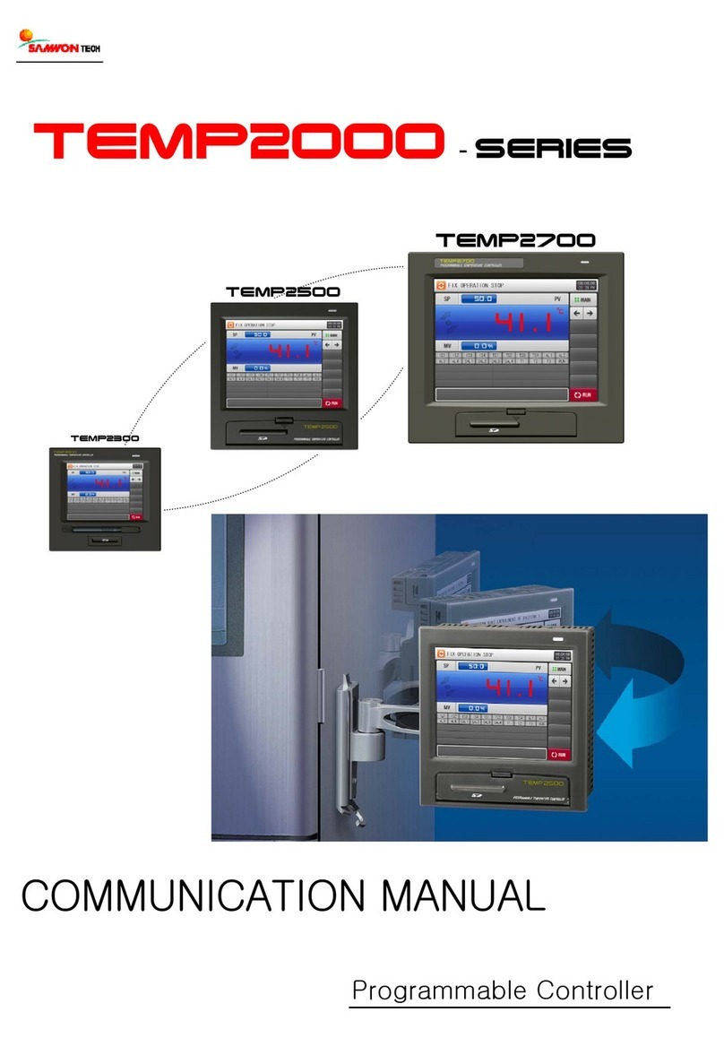 Samwontech TEMP2000 Series Manuel d'utilisation et d'entretien