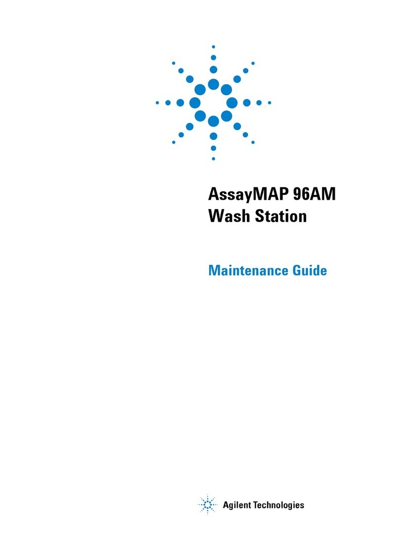 Agilent Technologies AssayMAP 96AM Manuel d'utilisation Agilent Technologies AssayMAP 96AM Manuel d'utilisation