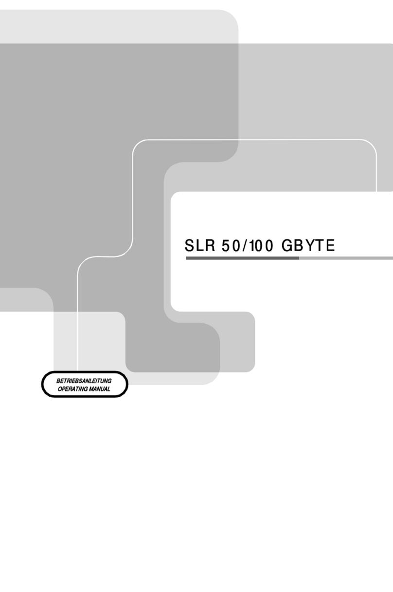 Fujitsu SLR 50 GBYTE Manuel utilisateur Fujitsu SLR 50 GBYTE Manuel utilisateur